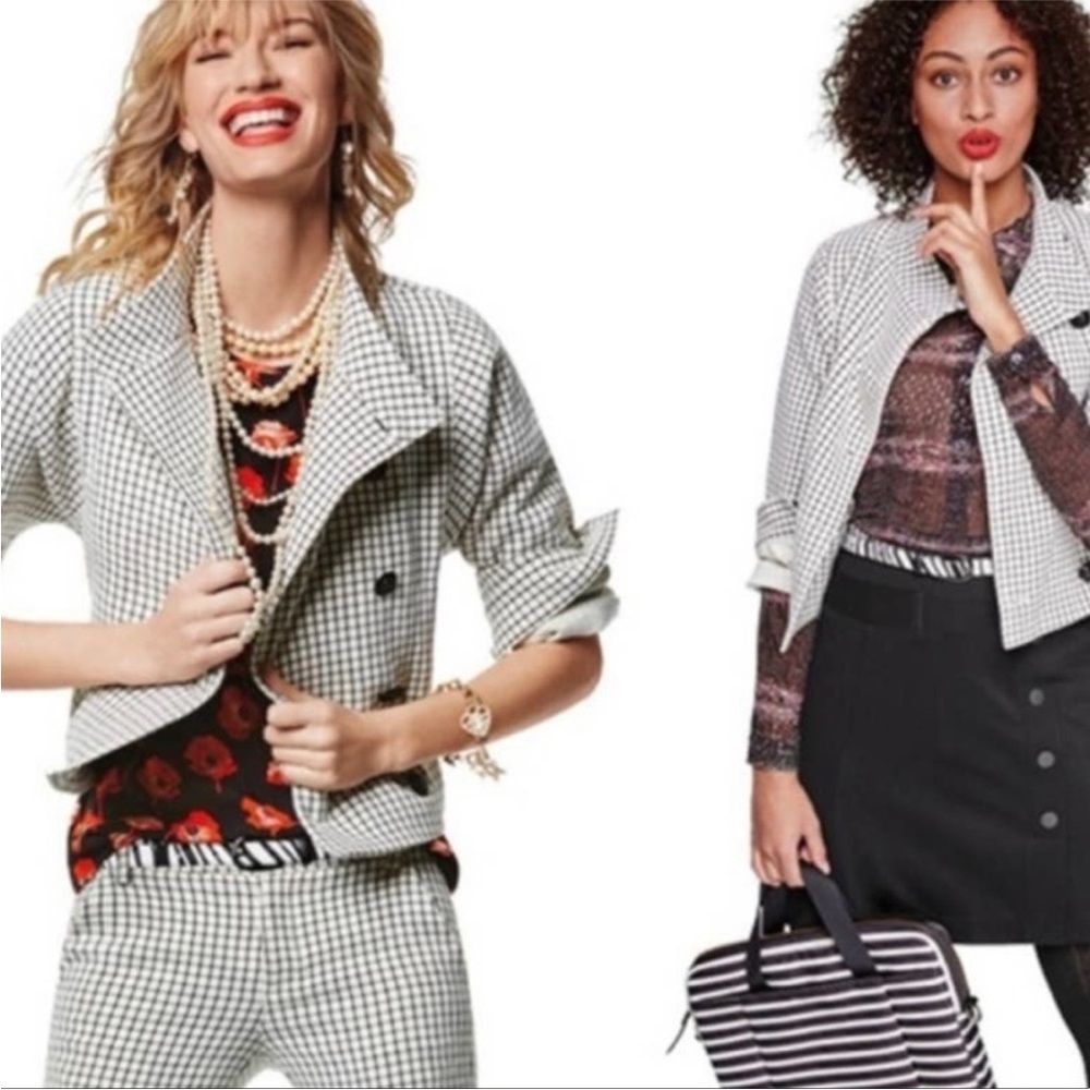 CAbi Windowpane blazer # 3173 size XS🎉HP 11/3